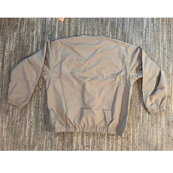 Destinations American Identity Mens Pullover Windbreaker Pockets Gray SZ XL NWT - Picture 4 of 5